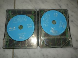 Marvel Ant - Man 3D Steelbook (3D,  2D Blu - Ray) Best Buy - No Digital Exclusive RARE 2