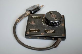 Rare Vintage Wwii German Em36 Mg34 Mg42 Mgz Optic Binocular Light Dimmer Switch