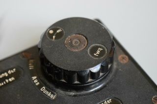 RARE Vintage WWII German EM36 MG34 MG42 MGZ Optic Binocular Light Dimmer Switch 2
