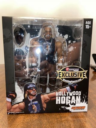 Storm Collectibles Hollywood Hulk Hogan Figure Nwo Ringside Exclusive Wwe Wcw