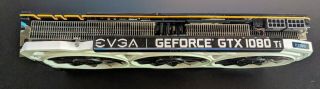 RARE WHITE EVGA GeForce GTX 1080 Ti FTW3 ELITE GAMING 11GB (11G - P4 - 6797 - K1) 3