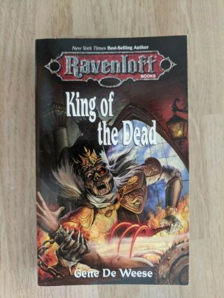 King Of The Dead By Gene Deweese (1996,  Paperback) Ravenloft Book 13 Rare