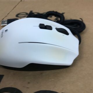 Logitech G600 MMO Laser Gaming Mouse Rare White 4.  C3 3