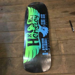 H - Street Matt Hensley King Size 9.  125 Rare Skateboard Deck Dhl