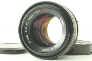 Rare " O " [optical Top Mint] Canon Fd 55mm F/1.  2 S.  S.  C.  Ssc Lens Fd Mount Japan