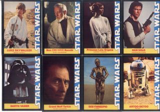 Star Wars 1977 Wonder Bread Trading Cards Complete Set Of 16 Rare Vintage
