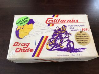 Rare California Drag Chute Schwinn Stingray Ratrod Eliminator Muscle Bike