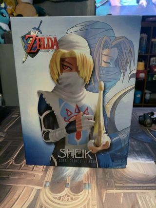 Rare,  Sheik (legend Of Zelda) First 4 Figures 9.  0 - Inch Collectable Statue