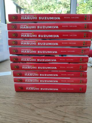 Rare Full Set The Melancholy of Haruhi Suzumiya Hardcover Light Novels 2