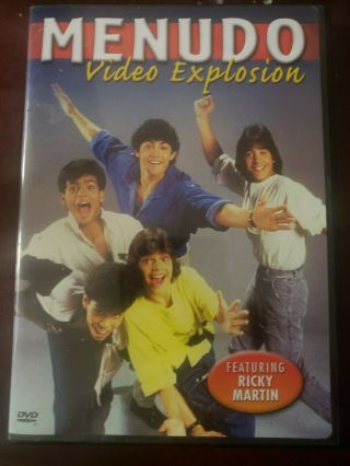 Menudo - Video Explosion (dvd,  2002) Rare & Oop
