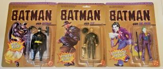 Batman 1989 Movie Toy Biz Dc Action Figures Batman Bob The Joker // Moc Rare