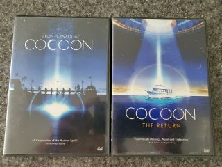 Cocoon And Cocoon The Return Dvd - Ron Howard - Rare Oop - Don Ameche -