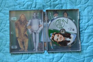 The Wizard of Oz RARE Blu - ray steelbook plus 70th anniversary 2 - disc DVD,  cover 2