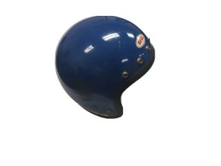 Bell Magnum Iii Blue Motorcycle Helmet 7 1/4 58 Motocross Riding Rare