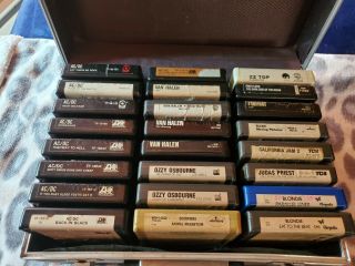 8 Track Tapes Acdc Halen Scorps Priest Zztop Rare.