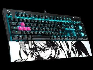 Limited Neptune Elite Rgb Hatsune Miku Edition Mechanical Keyboard [used,  Rare]