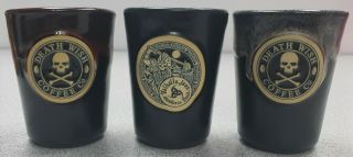 Rare And Hard To Find Death Wish Coffee Shot Glass Set - No Mugs