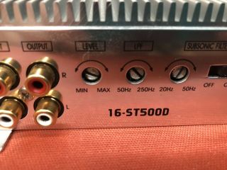 (2) Old School Rare Vintage Memphis 16 - ST500D Mono Amplifier GREAT SHAPE 3
