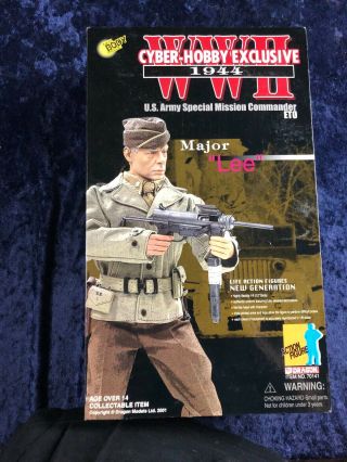 Cyber - Hobby Wwii 1/6 Us Army Special Mission Commander Major " Lee " Eto 1944