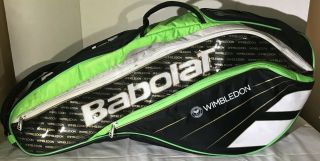 Rare Babolat Pure Strike 6 Racquet Bag Wimbledon Special Edition Vguc