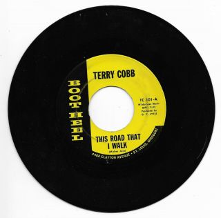 Terry Cobb - Bootheel 101 Rare Rockabilly 45 Rpm The Road That I Walk B/w I 