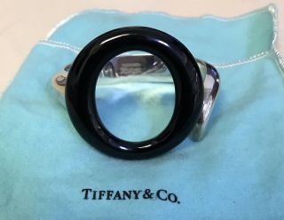 Vintage Tiffany & Co.  Elsa Peretti® Sevillana™ Black Jade Cuff Rare