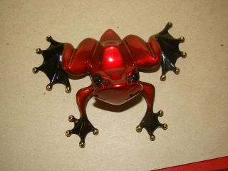 Tim Cotterill " Rosebud " Rare Show Frog - - - - - Bronze Frog - - Rare