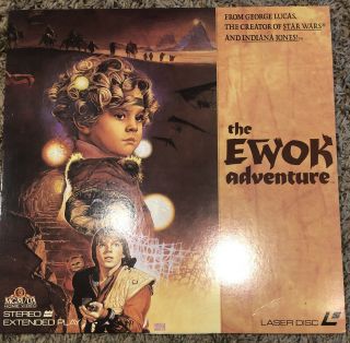 The Ewok Adventure Laserdisc Star Wars Rare Oop