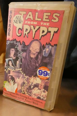 TALES FROM THE CRYPT / RARE 1ST EDITION / ALL / HBO VIDEO / 1989 VHS 2