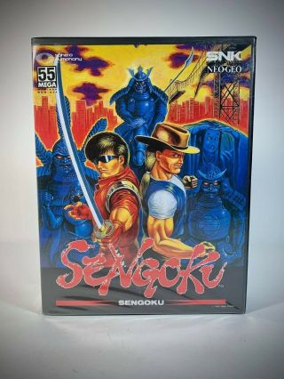 SNK Neo Geo AES Sengoku Complete CIB Rare Vintage 1991 3