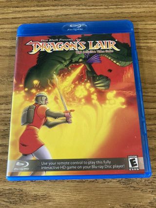Dragon’s Lair Blu - Ray Rare Oop Stranger Things Dragons Lair Video Game