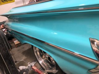 1960 60 Chevy El Camino Chrome Bed Side Stainless Molding Rare