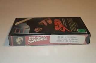 HIDE AND GO SHRIEK 1987 VHS BRITTAIN FRYE Unrated Version RARE HORROR SLASHER 3