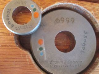 Brown & Sharpe.  500 to.  800 Internal Bore Micrometer Gage Set 281 w/ Rare Case 2