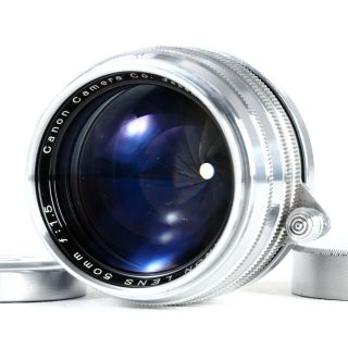 :[rare] Canon Rangefinder " Sonnar " 50mm F1.  5 Leica Screw Ltm L39 Lens [mint - ]
