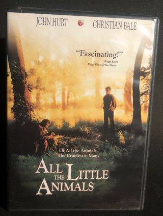 All The Little Animals - Dvd - Christian Bale - John Hurt - Out Of Print - Rare