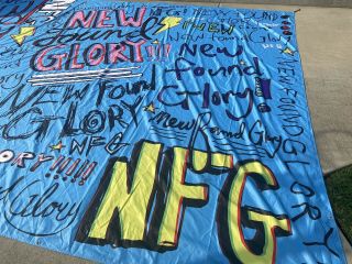 Found Glory Stage Banner “ftstys 2 Tour” 15 X 20 Feet Rare