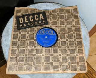 Rare 1939 Wizard Of Oz Judy Garland Over The Rainbow 78rpm 10 " Shellac Record