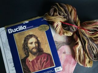 Bucilla Needlepoint Kit Jesus Christ At 33 4760 Religious Christian Rare