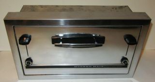 Rare Vintage Modern Maid Kbt - 100 In Wall Built In Toaster Pull Out With Housing