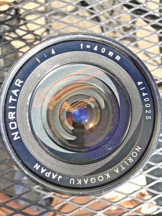 Norita Graflex Norita 40mm F4.  0 Wide Angle Rare Lens In Good