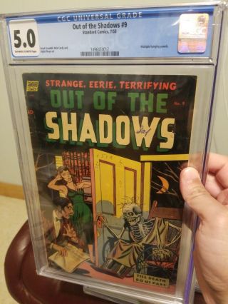 Out Of The Shadows 9 Cgc 5.  0 1953 Rare Book