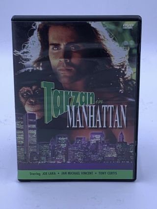 Tarzan In Manhattan (dvd,  1998) Joe Lara Kim Crosby Jan Michael Vincent Rare Oop
