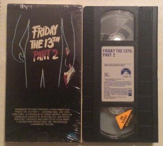 Very Rare Friday The 13th - Part 2 Vhs 1457 Shrink 1988 Horror Cult Oop