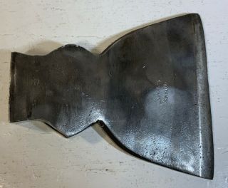 Rare Vintage F.  W.  Hurty Broad Axe Hewing Hatchet Head St.  Paul 3