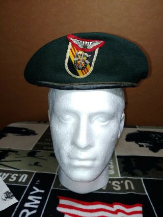 5th Special Forces Group Green Beret Named 1969 Very Rare Skill Wing Bancroft
