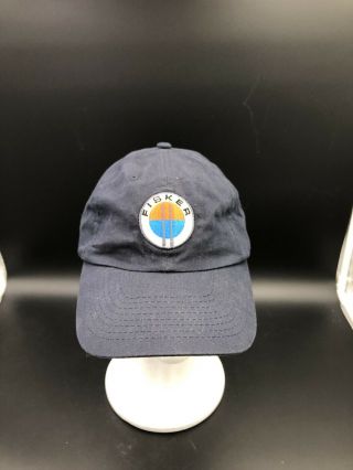 Fisker Automotive Adjustable Baseball Dad Style Hat Cap Navy Rare Karma