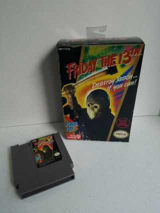Neca Gamestop Exclusive Friday The 13th Figure And Friday The 13th Nes Cartridge