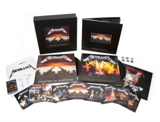 Metallica Mega Rare And Oop Master Of Puppets Deluxe Edition Box Set