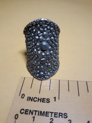 Axel Stocks Dragon Skin Ring Axelizations Jewelry Art Signed Extremely Rare